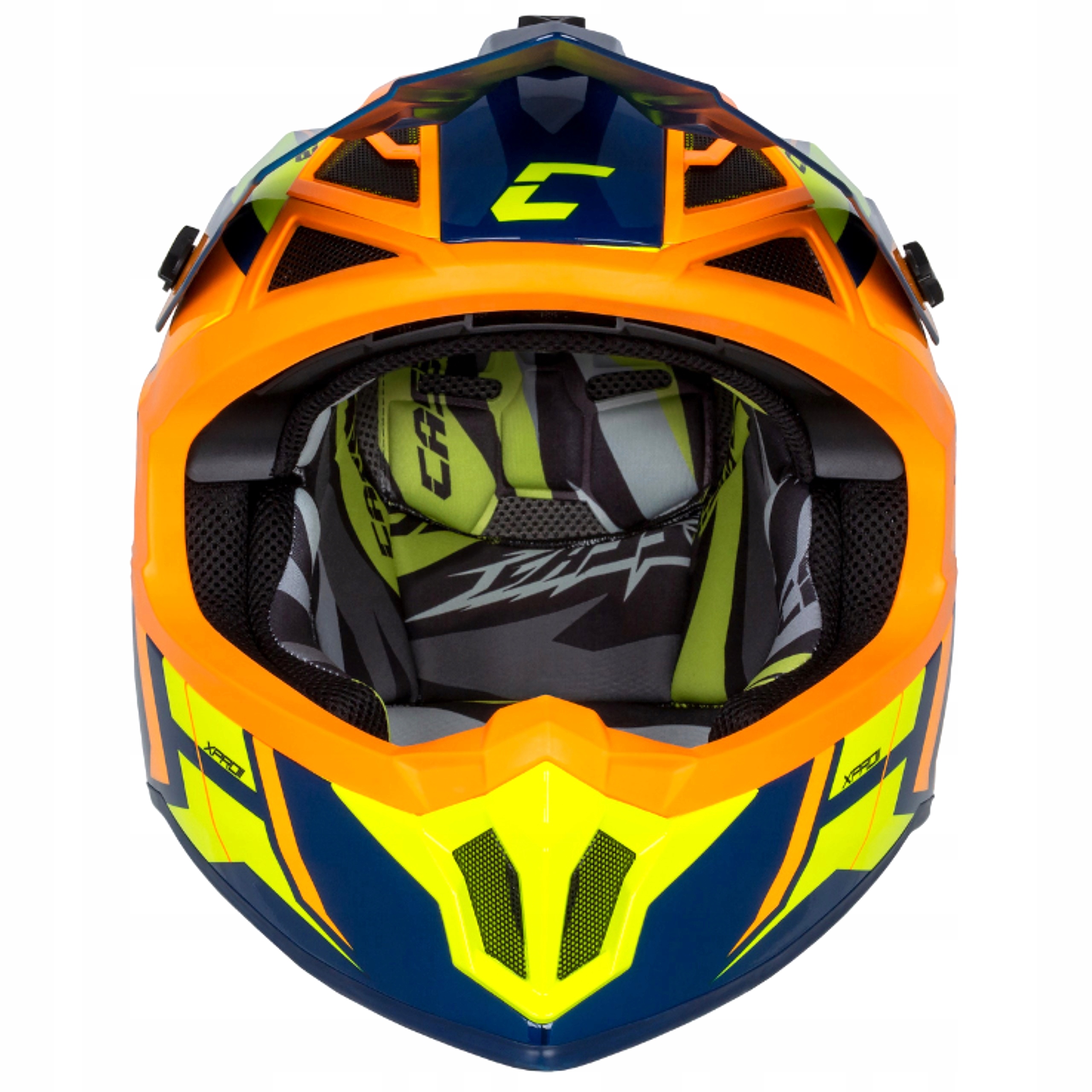 CASSIDA PRO2 KASK MOTOCYKLOWY CROSS WŁÓKNO SZKLANE Obwód głowy 63-64 cm