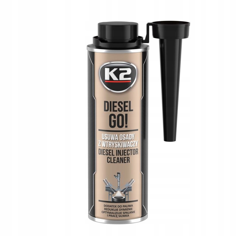T321 K2 Diesel Go! 250 ML Redukuje dymienie optymalizuję spalanie i pracę