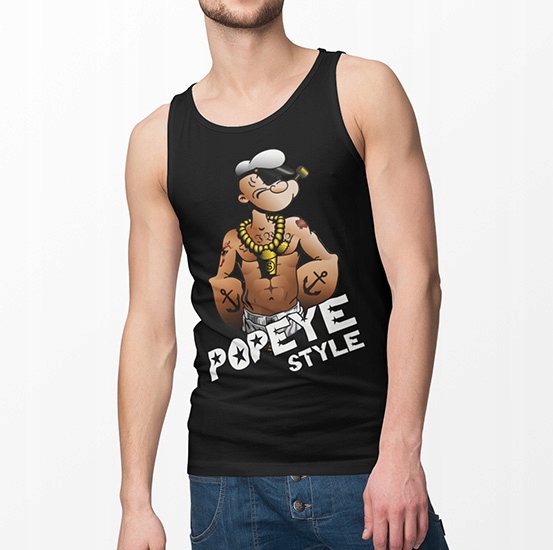 TANK TOP FILMY ANIMOWANE POPEYE STYLE
