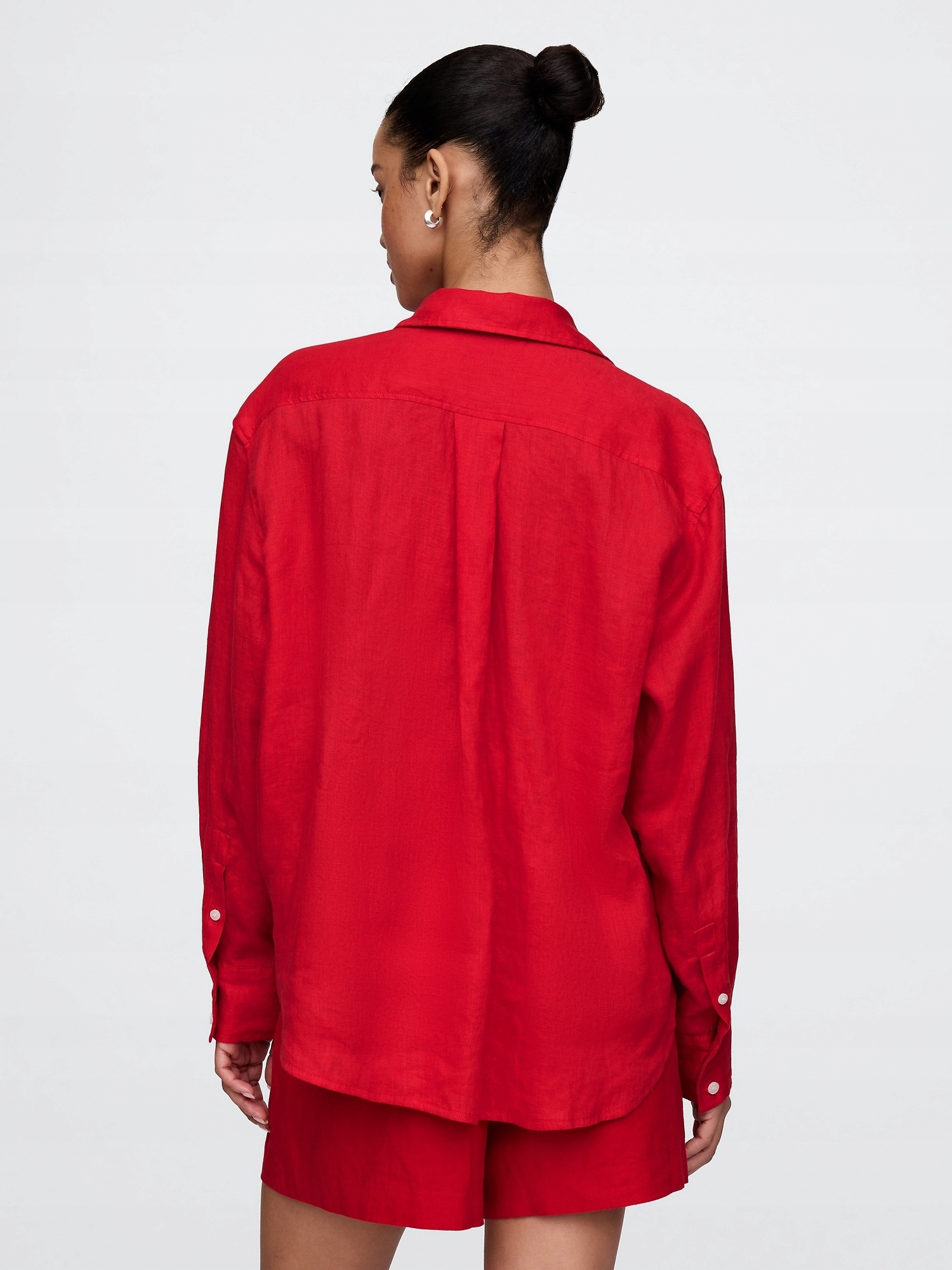Gap Lněná oversize košile Big Shirt
