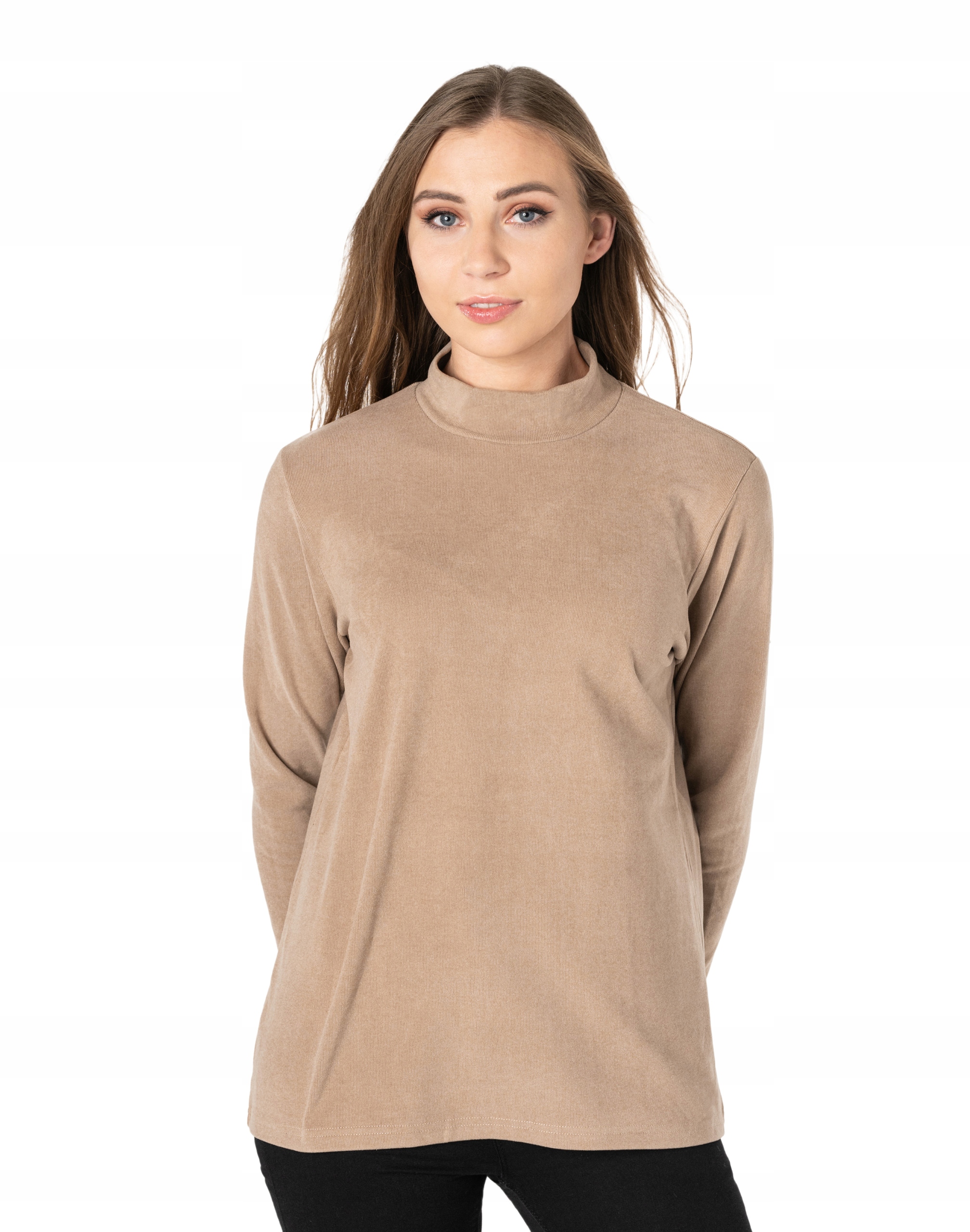 

Sweter Półgolf Damski Bawełniany Golf 16513-01 XXL