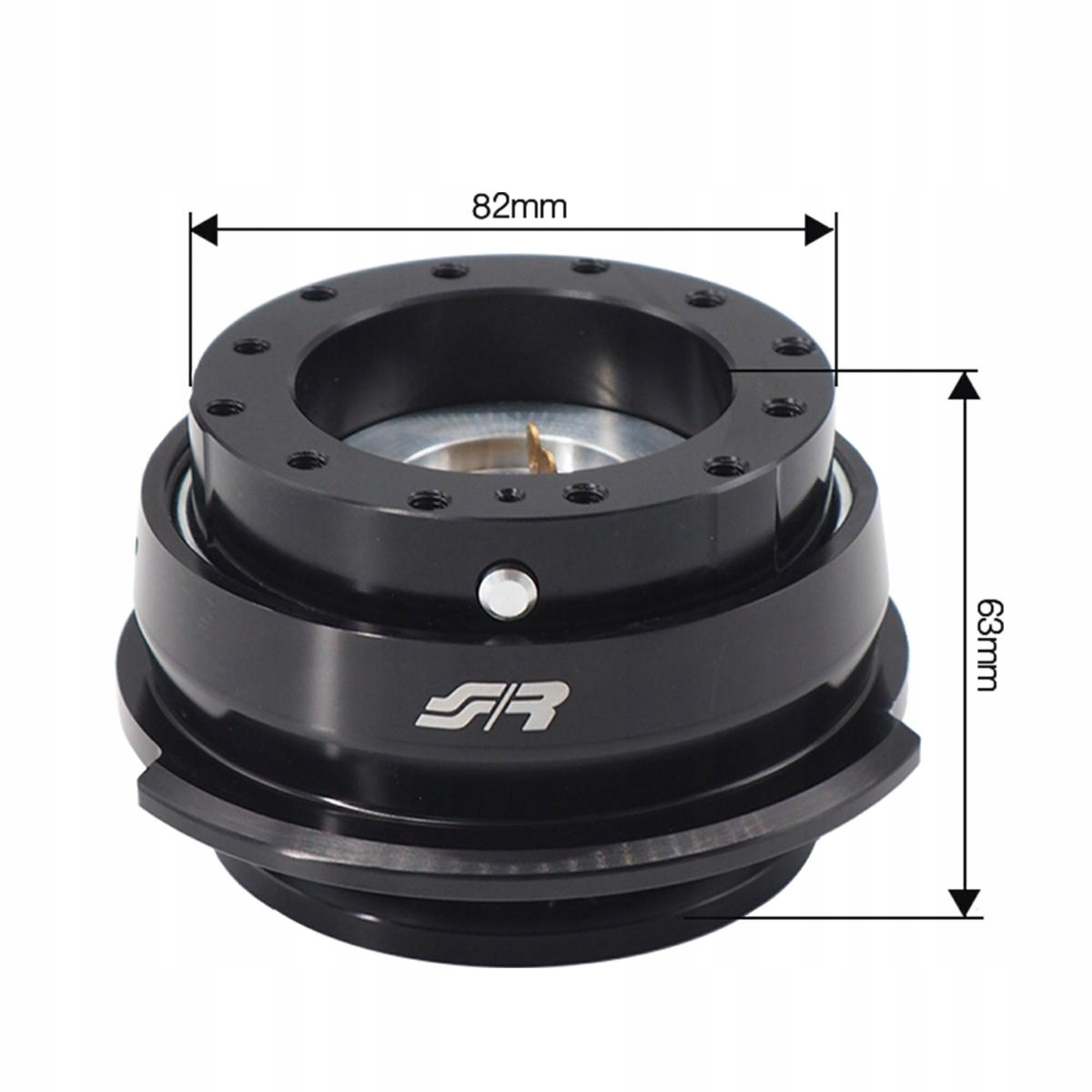 Univerzálny Quick release Simoni Racing z hliníka, čierny QR/4 tuning