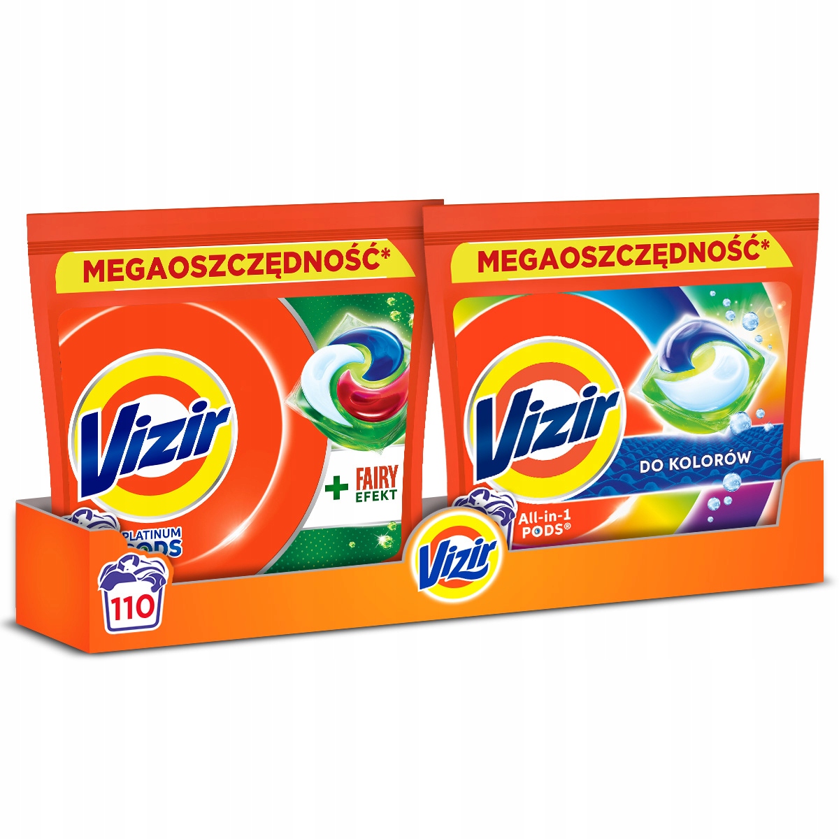 Kapsułki do prania Vizir do koloru i Vizir Fairy Effect Pods do białego