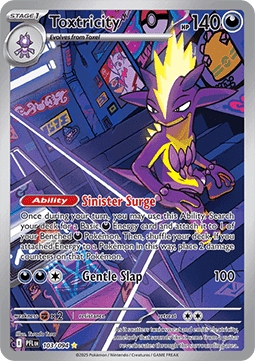 Phantasmal Flames Illustration Rare 103/094 Toxtricity