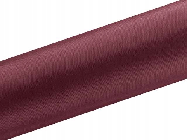 

Satyna gładka Bordowa do dekoracji jak tiul 16cm9m