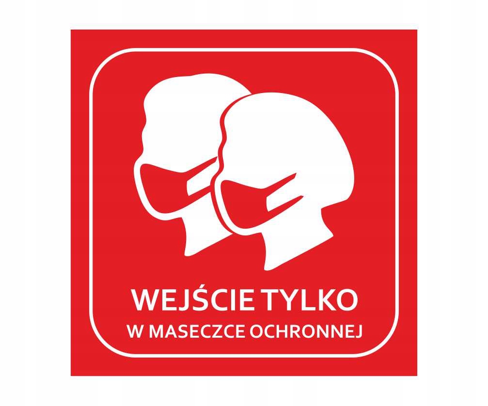 TABLICZKA maska MASECZKA OCHRONNA grawer 20x20 cm
