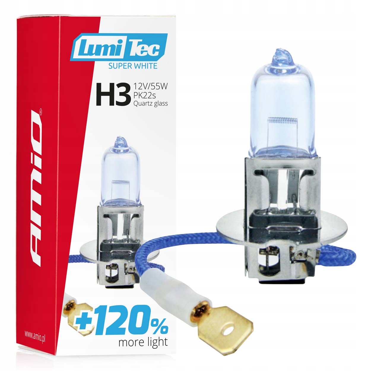 

Żarówka Żarówki H3 12V Więcej Światła White Xenon