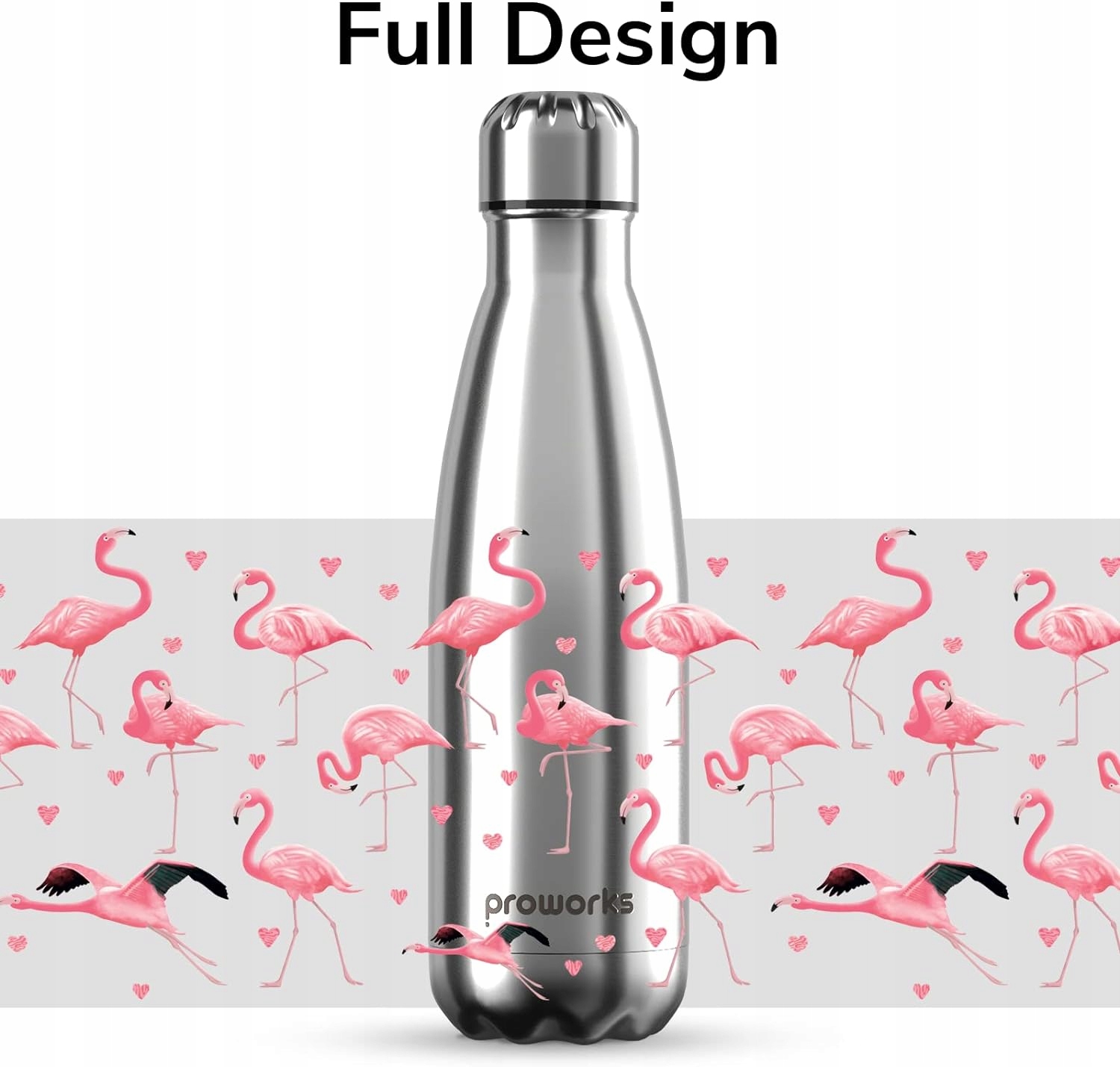 Butelka Proworks 750 ml termos FLAMING FLAMINGI W7