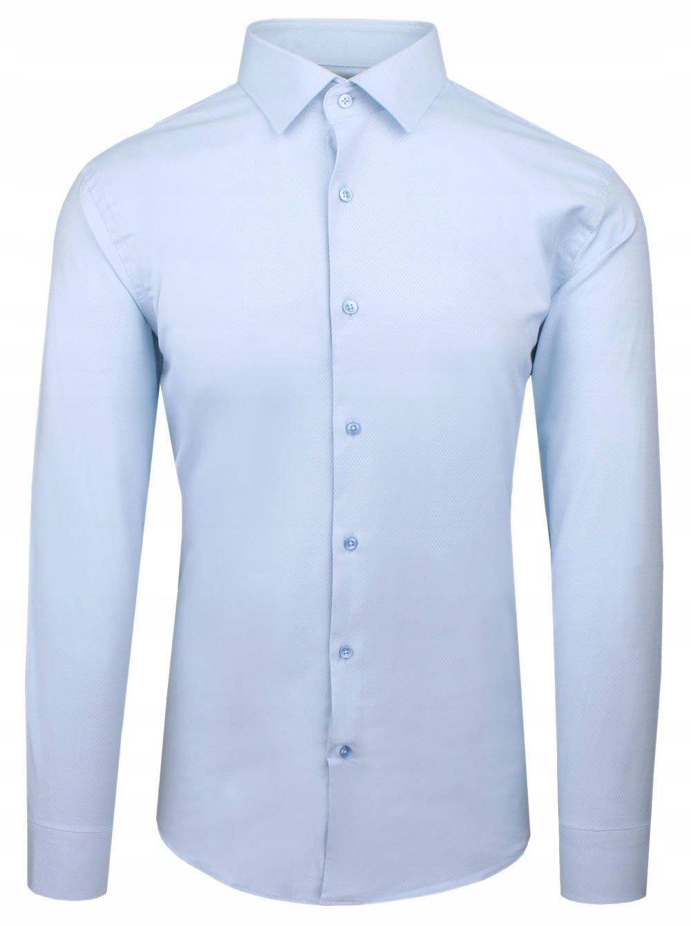 Zeštíhlená, Elegantní pánská košile Victorio Světle Modrá 40/176-182