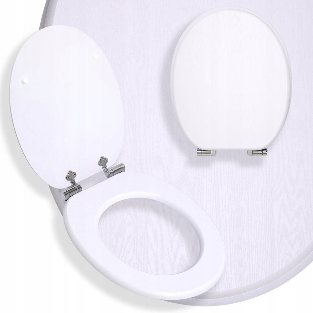 Wc Sedátko Pomalu Padající bílá univerzální Mdf odolná, moderní