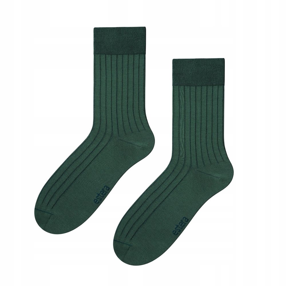 Skarpetki z bawełny egipskiej mako zielona