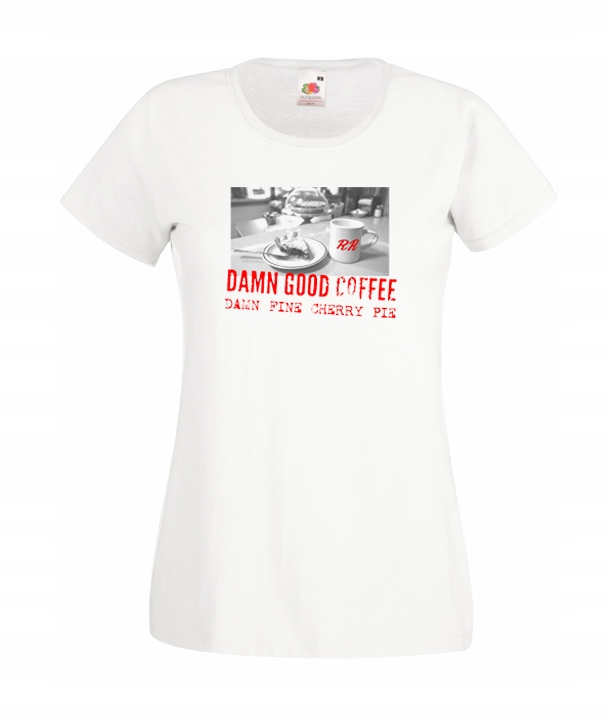 

XL Koszulka Damska Twin Peaks Cooper Kawa Wzory