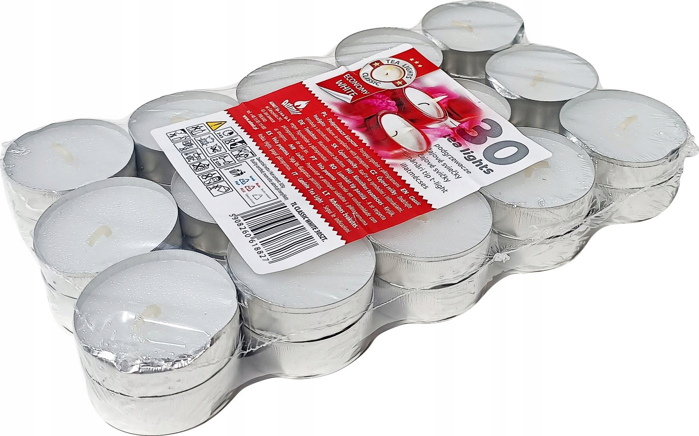 Podgrzewacze bezzapachowe 30 SZTUK, świece, świecznik, lampion