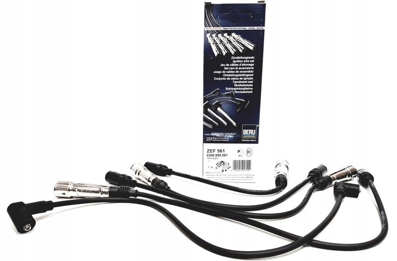 ZEF561 - Провода зажигания BERU AUDI 80 B3 B4 1.6 2.0
