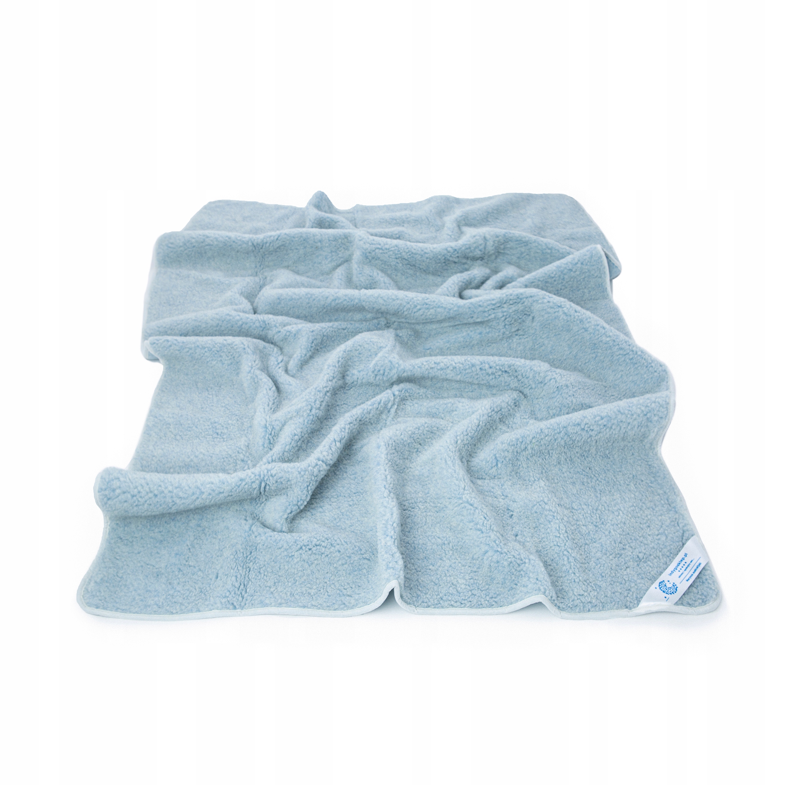 

Koc Wełniany 140x200 Merynos Tumbler NIEBIESKi