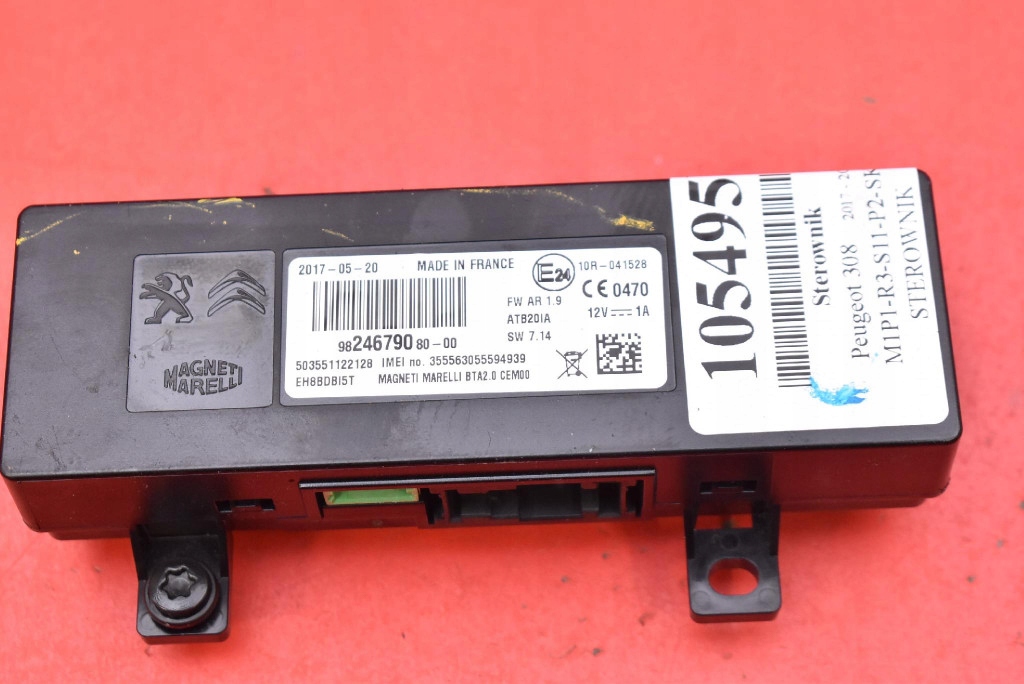 control unit module BLUETOOTH 9824679080 PEUGEOT 308 2 II T9 LIFT 17-21