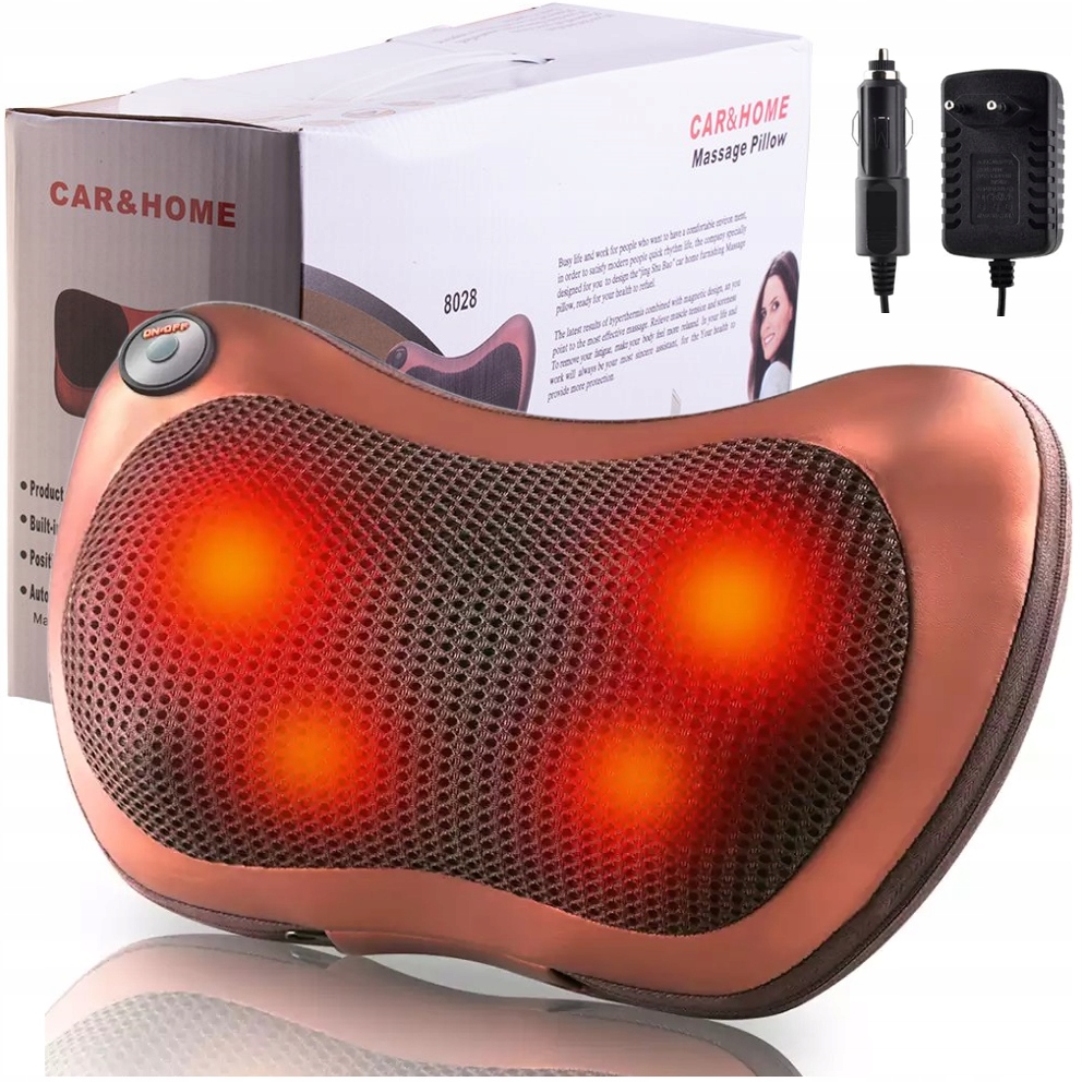 Poduszka Masująca Ciało Kark Plecy Masażer relaksacyjny