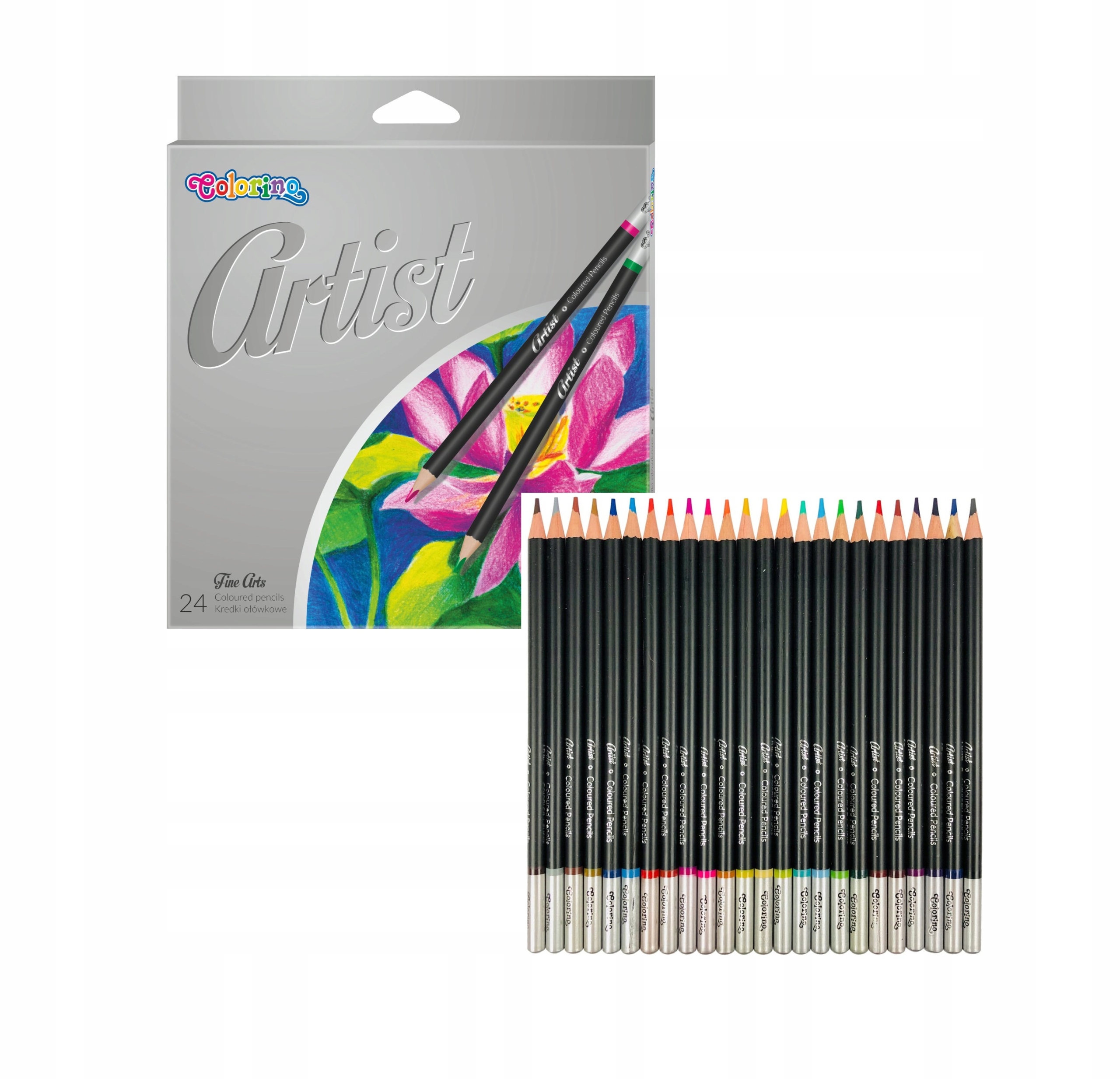 

Colorino Kredki szkolne ołówkowe artystyczne 24kol