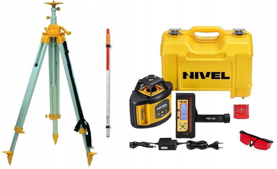 Niwelator laserowy NL500 DIGITAL+statyw +łata