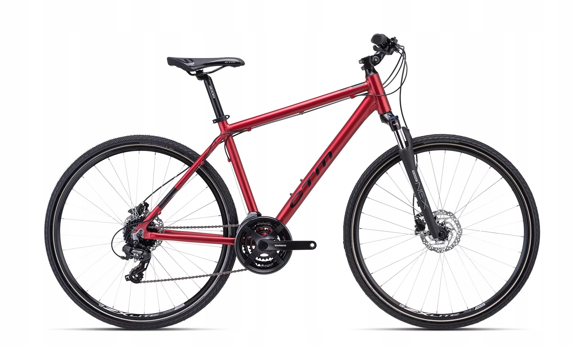 Rower Ctm Tranz 3.0 19" czerwony rozmiar L męski crossowy rower