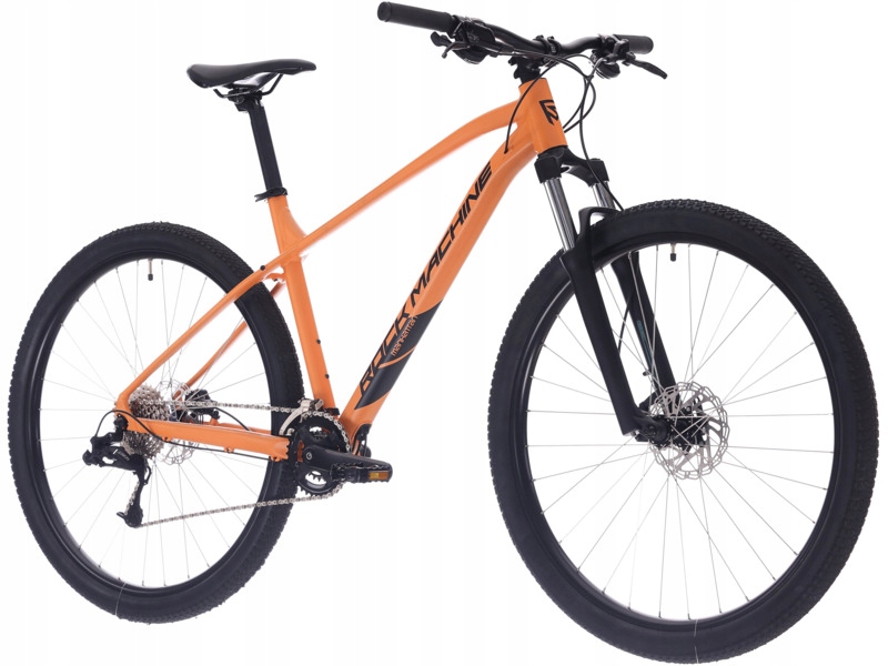 Rower górski Mtb Rock Machine Manhattan 60 U17 29 cali Pomarańczowy mat