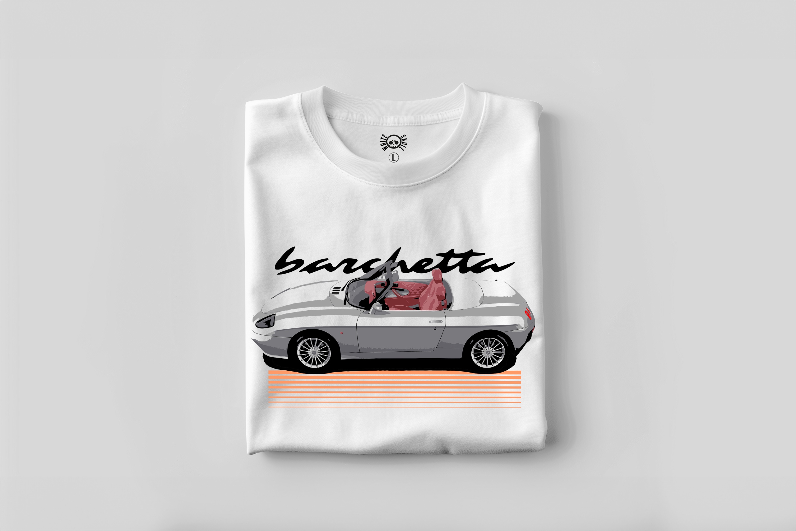 T-shirt Koszulka z nadrukiem Fiat Barchetta – Włoski Roadster z Charakterem