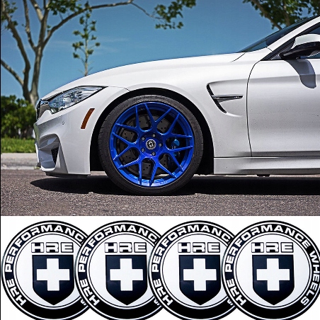 HRE 65 mm NAKLEJKI EMBLEMAT NA DEKIELKI KAPSLE