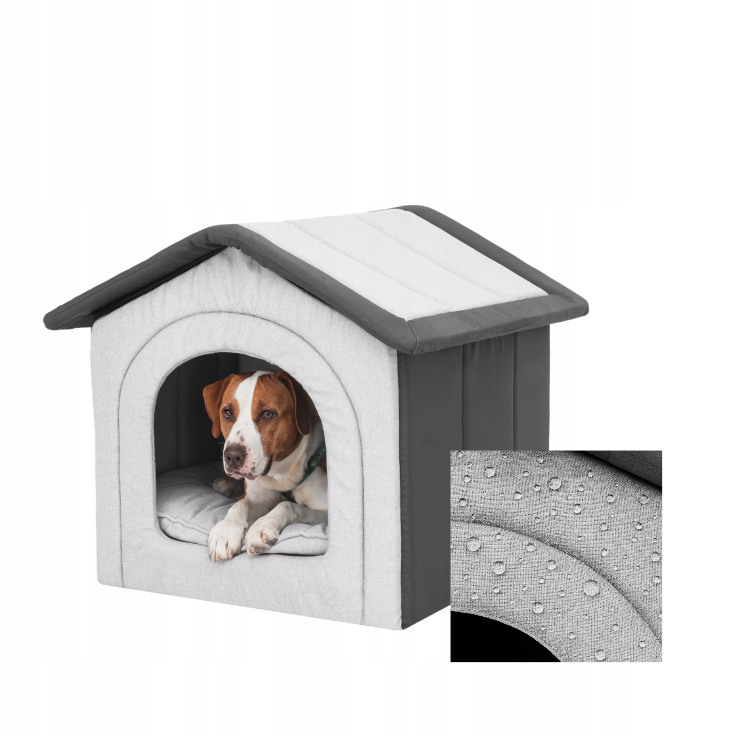 Bouda pro psa – Bouda pelíšek pro psa, Domeček Zateplený, pelíšek 46x52x53 cm