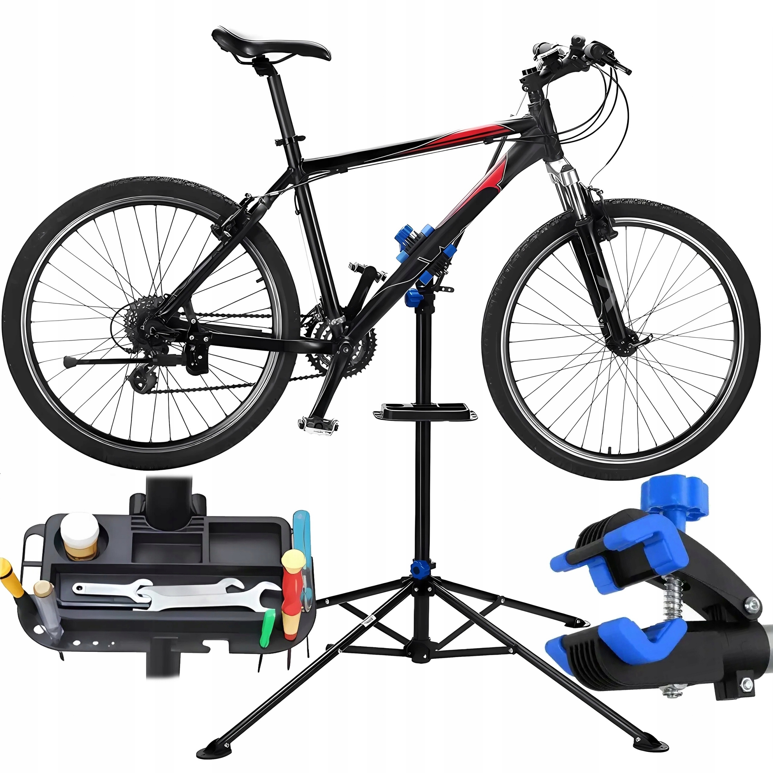 Uchwyt na Rower Stojak Rowerowy Serwisowy Wieszak Rowerowy Mocny Do 30KG