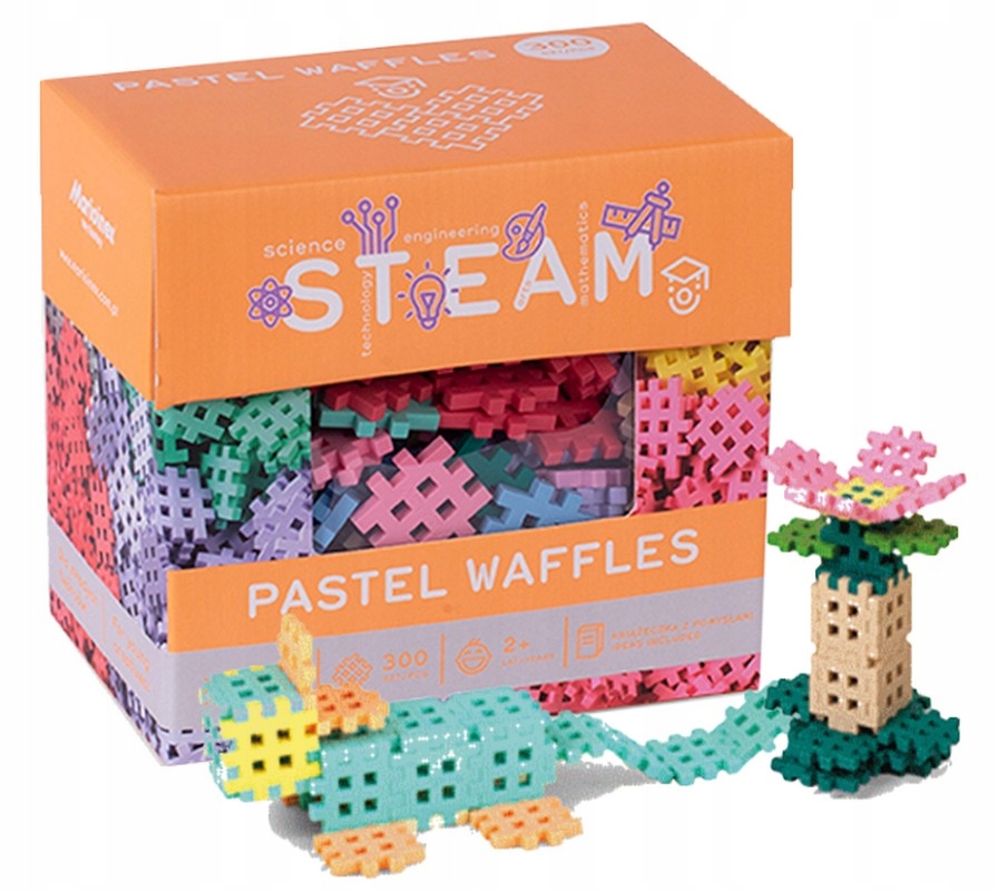 

Mini Wafle Klocki Konstrukcyjne 300 Szt Pastele