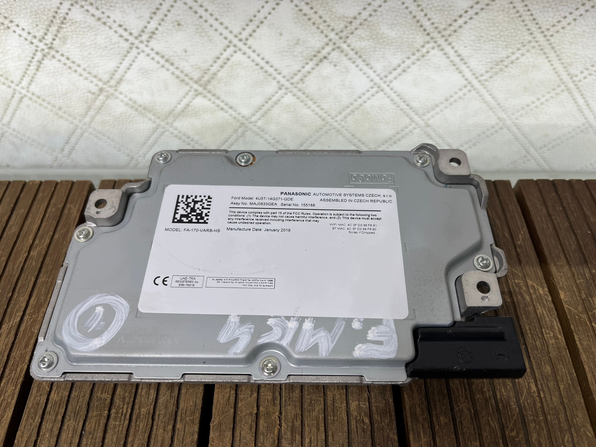 FORD FOCUS MK4 18-22 module navigation radio 4U5T-14G371-GDE OE