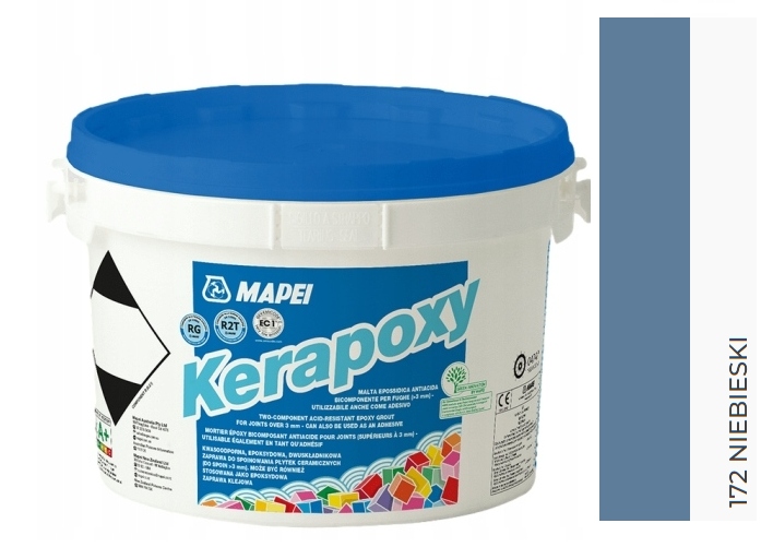 Mapei fuga Epoksydowa Kerapoxy 172 Niebieski 2kg do klejenia płytek