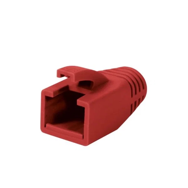 Osłonka wtyku RJ45 LogiLink MP0035R 8mm kat.6 czer