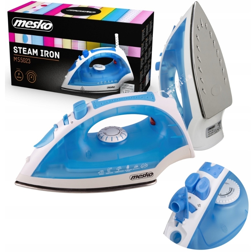 Žehlička 2200 W Ocelová Noha 60 g/min.