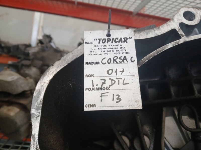 gearbox, OPEL CORSA C 01- 1.7DTL F14
