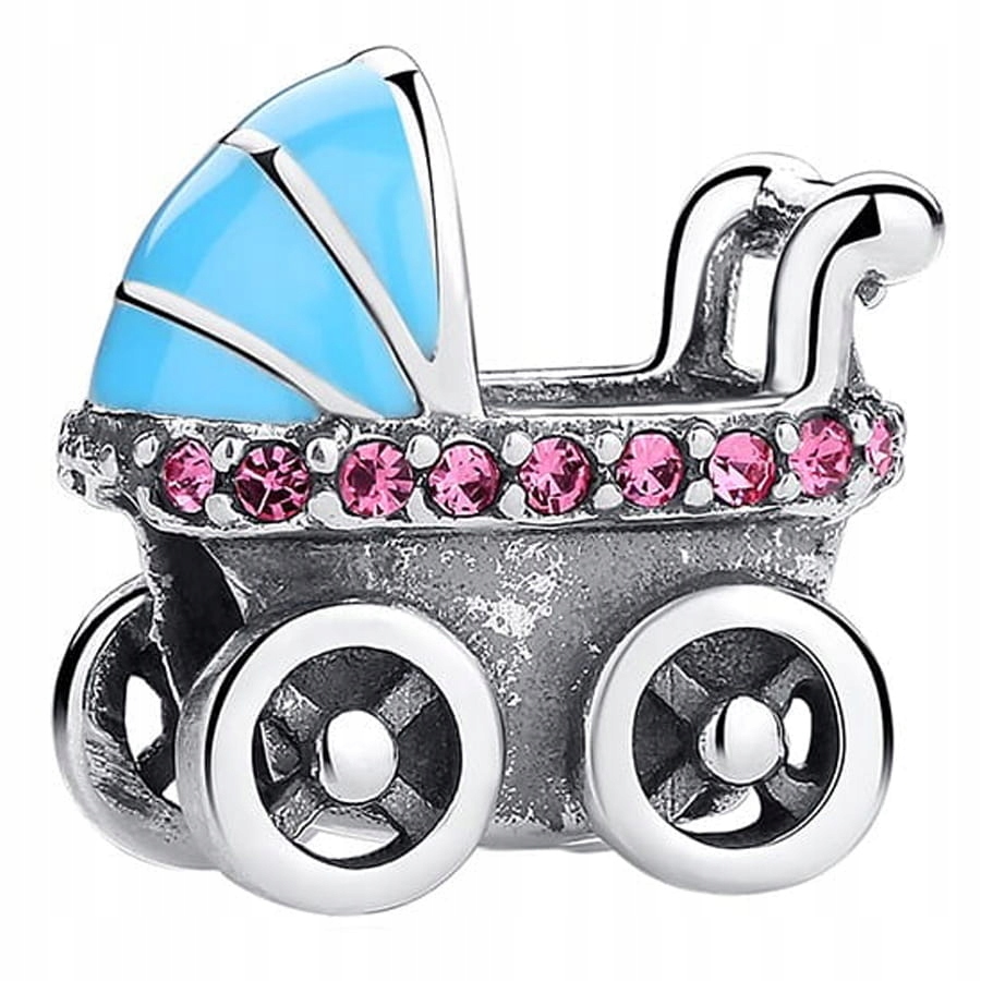 

Charms Zawieszka Wózek Dziecięcy Srebro 925