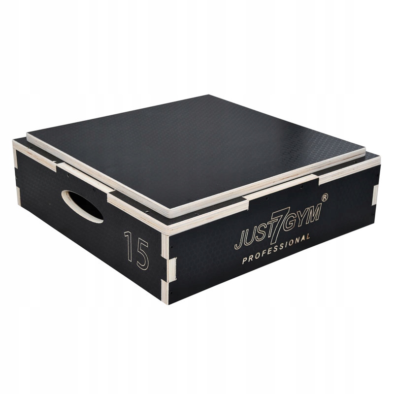 Jump Box Skrzynia Plyometryczna Antypoślizgowa 56 x 56 x 15 CM