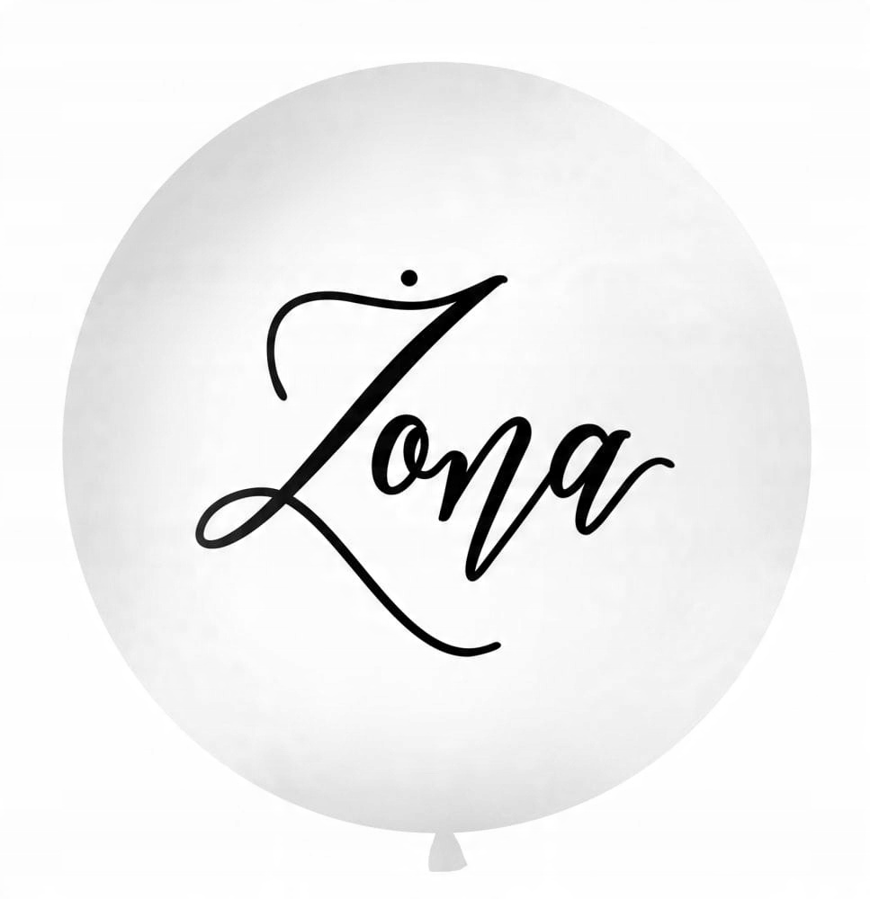 

Balon Gigant Żona biały 100cm na ślub wesele