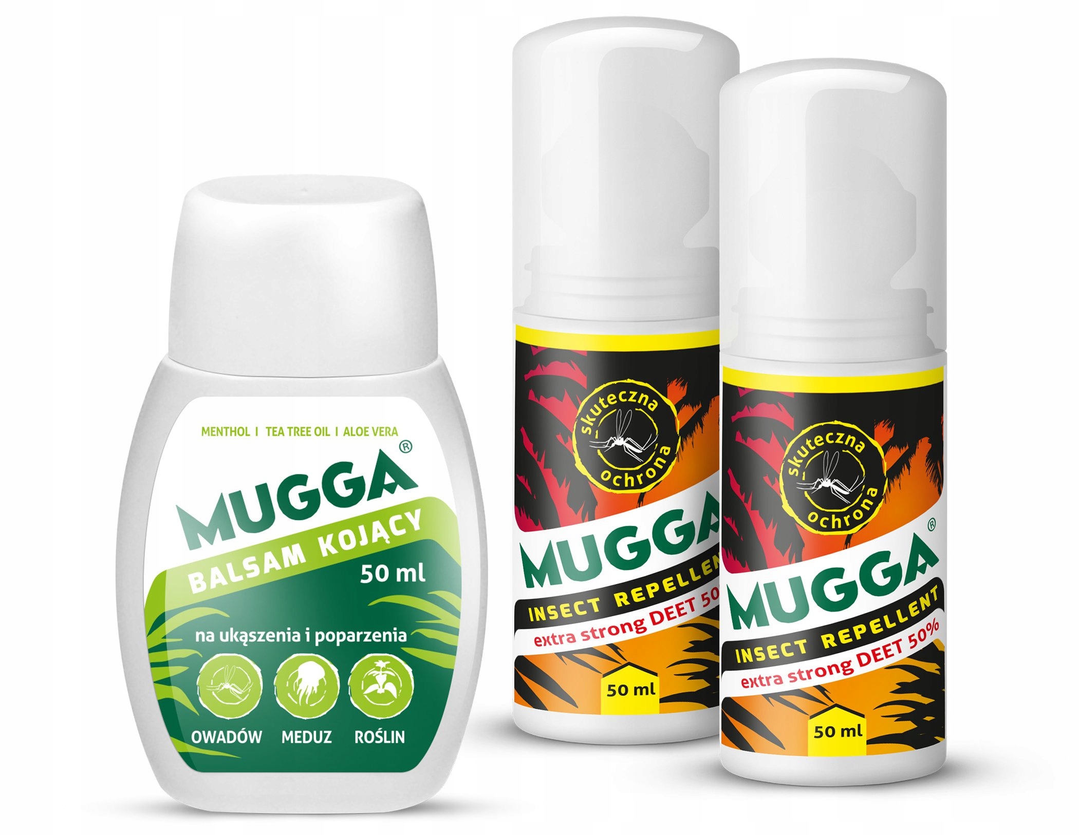 Zestaw 2X Mugga Strong Roll On Balsam