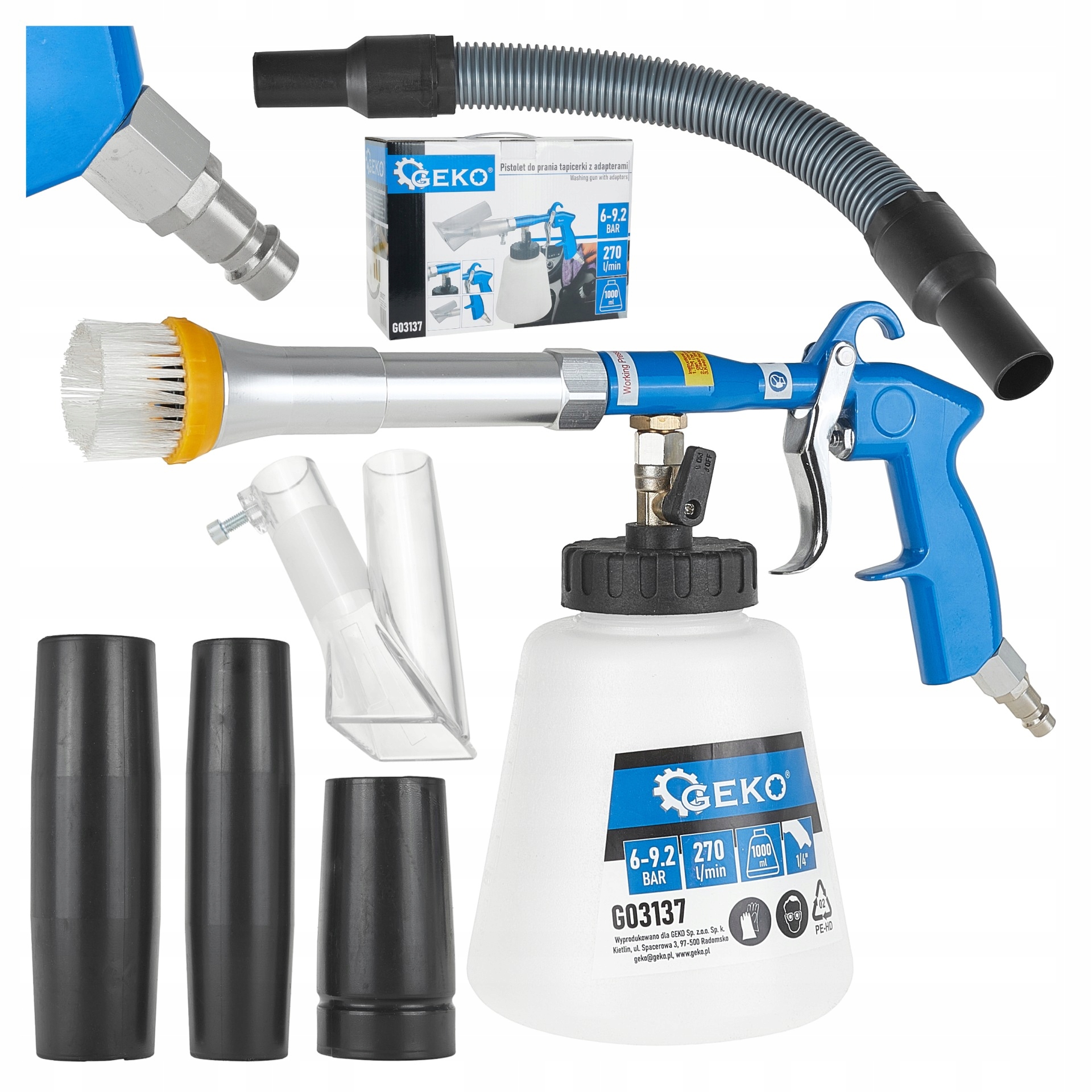 Pištoľ Na Pranie, Čistenie Čalúnenia, Pracie Adaptéry Pre Vysávač