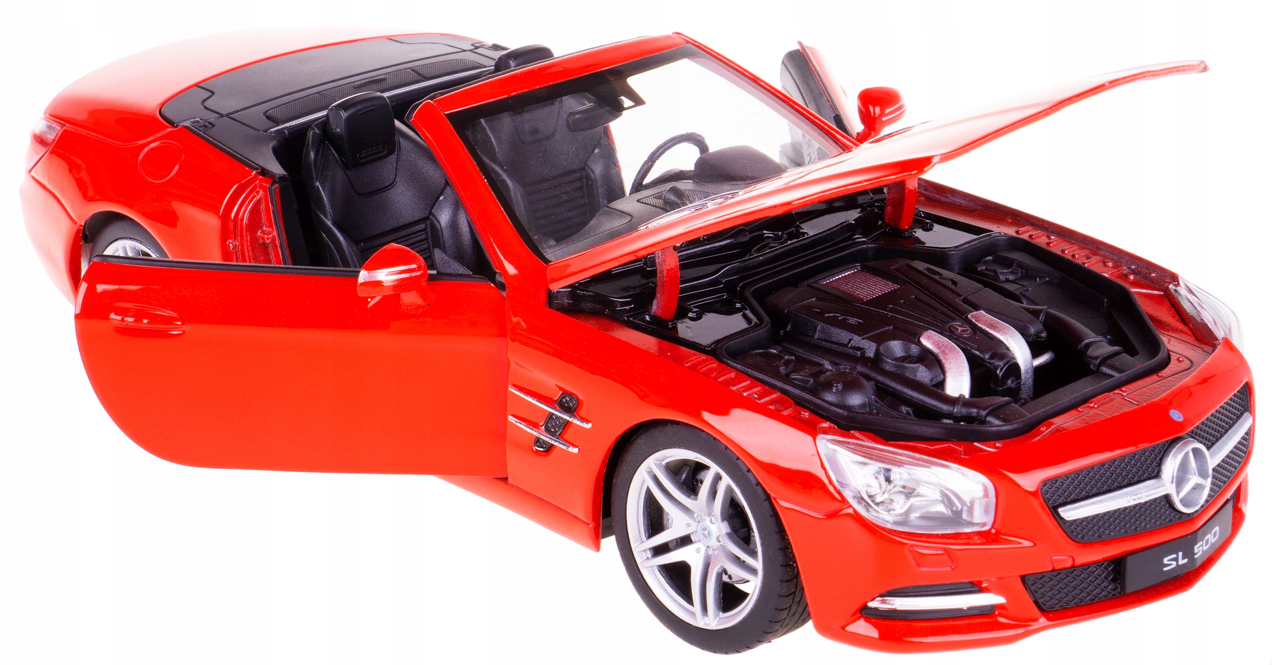 Mercedes-benz SL500 Cabrio Model Kov Welly 1:24