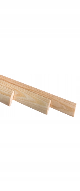 Ćwierćwałki do ościeżnicy stałej sosnowej