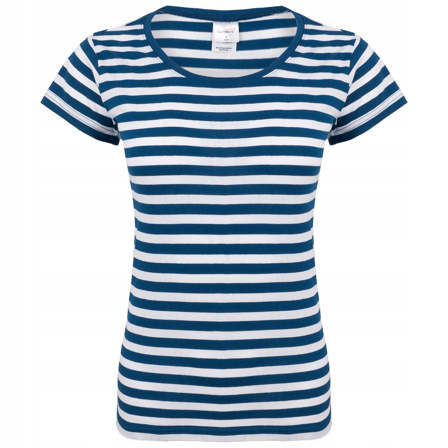 KOSZULKA DAMSKA T-SHIRT W PASKI MARYNARSKA M Marka LAMBESTE