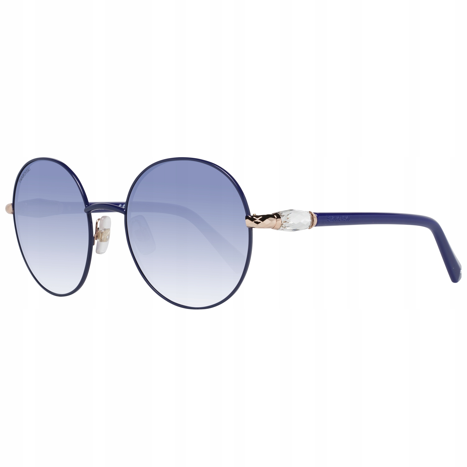 

Okulary damskie Swarovski SK0260 Blue Lustrzanki