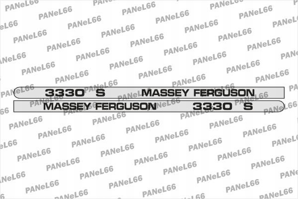 MF3330s - НАБОР НАКЛЕЕК MASSEY FERGUSON 3330 S