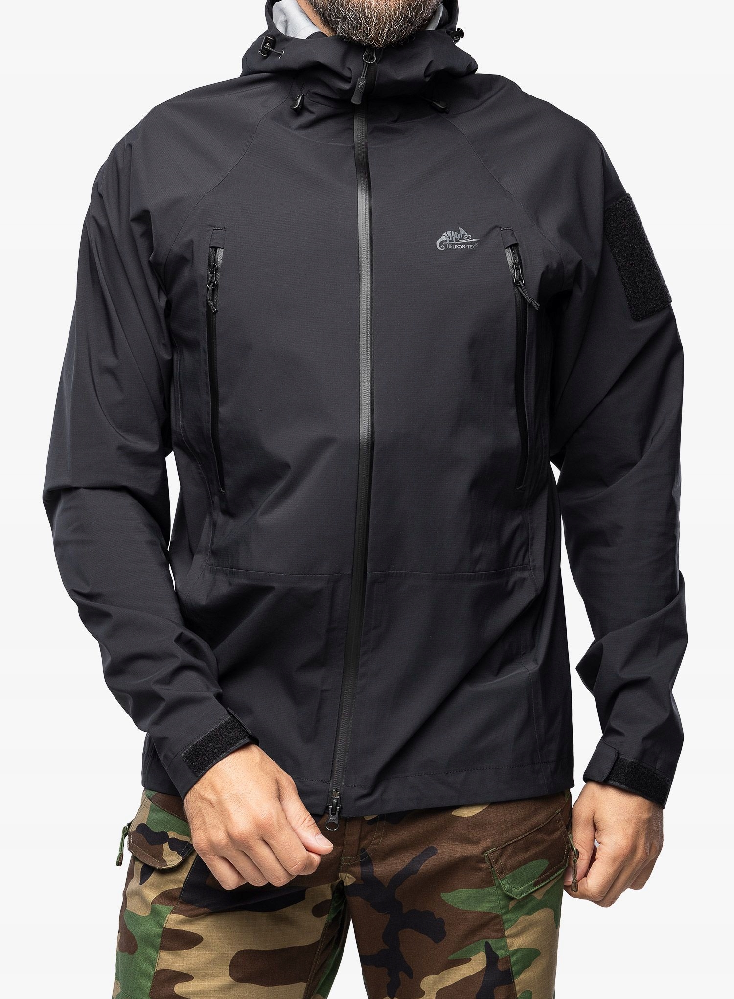 Bunda Helikon-Tex Squall Hardshellová černá S
