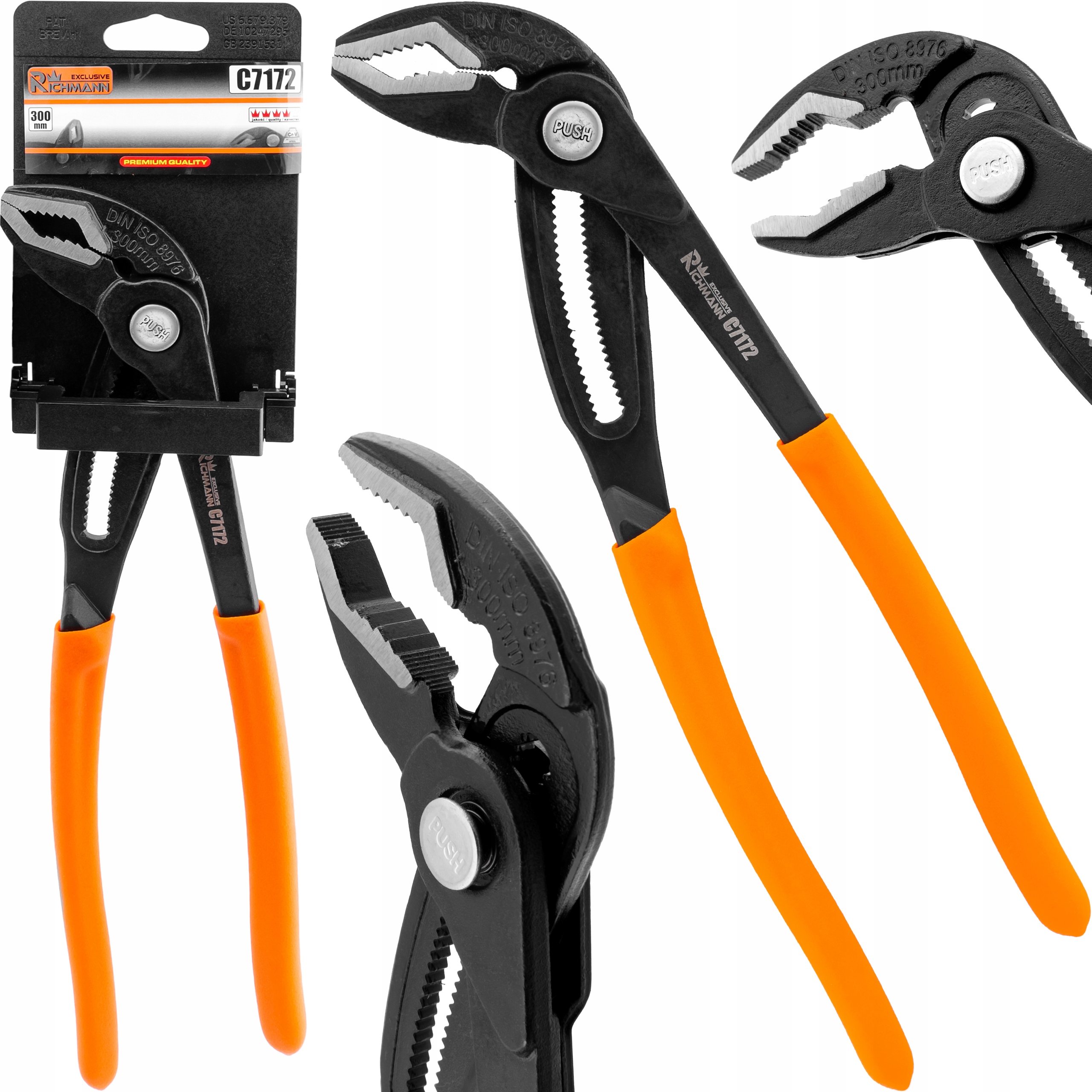 

Szczypce Nastawne Hydrauliczne do Rur Żabka 300mm