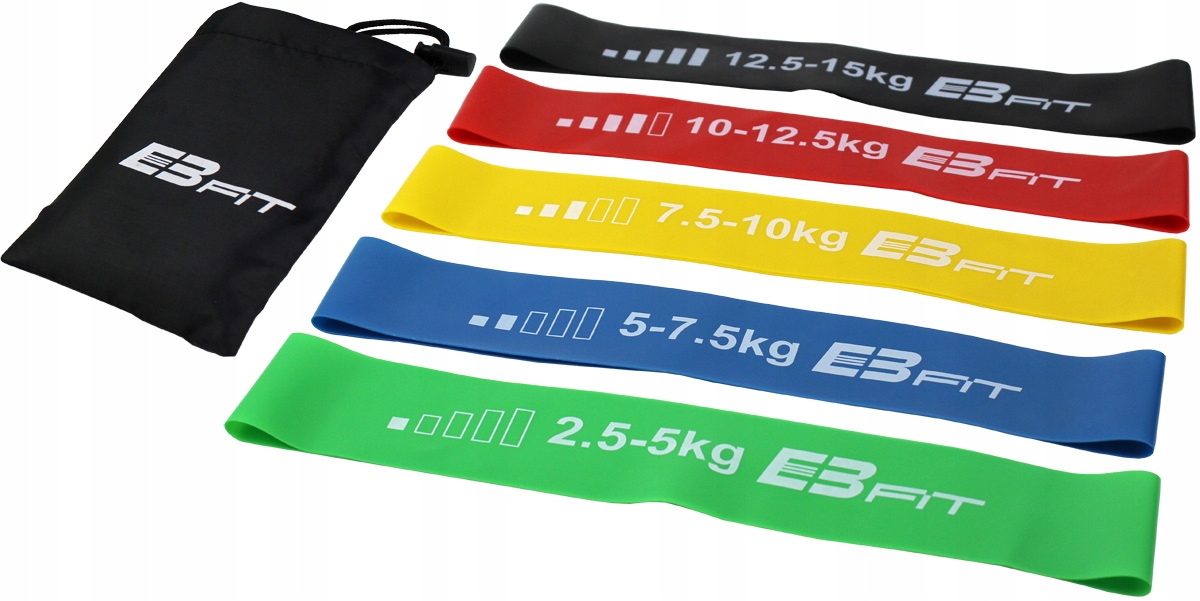 

Zestaw Gum Do Ćwiczeń Fitness Crossfit 5W1 Eb Fit