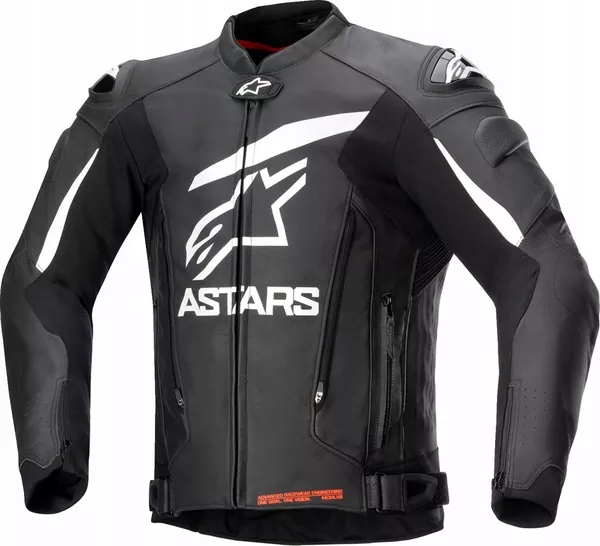 Kožená bunda Alpinestars Gp Plus v4 čierna/biela 58