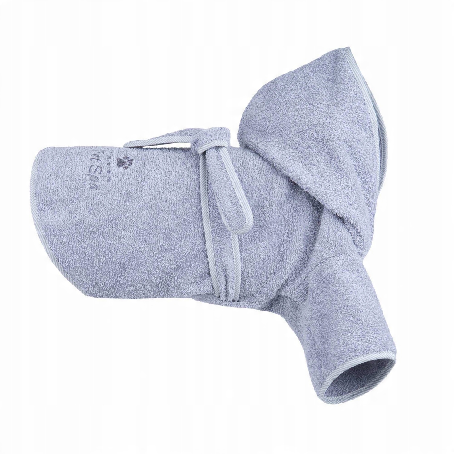 

amiplay Szlafrok kąpielowy dla psa spa 35cm szary